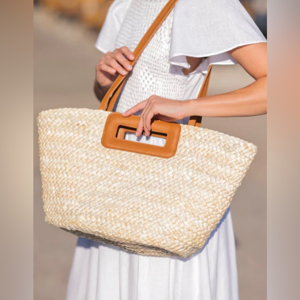 New Shiraleah Evita Tote - Natural